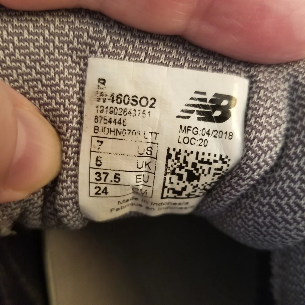 Gray and White Athletic Sneakers
